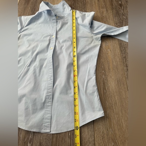 #7)  Calvin Klein  stretches Light blue button down shirt - Picture 3 of 7